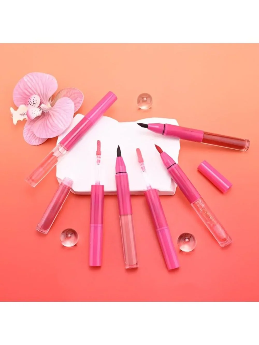 Women's 1Pcs-H05 Ruby Red Long Lasting Waterproof Velvet Matte Stick Lipstick